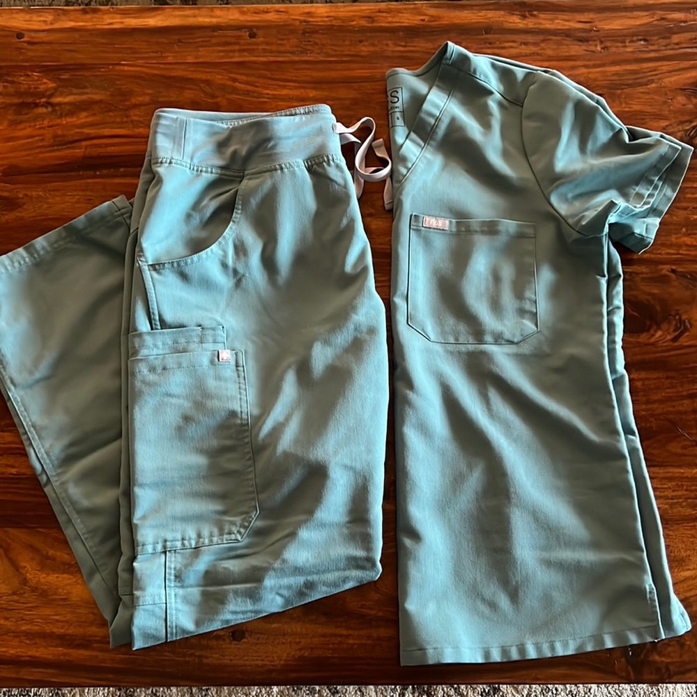 FIGS Scrubs. Hydrogreen Limited edition color.